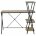 Стол на металлокаркасе BRABIX &quot;LOFT CD-004&quot;, 1200х535х1110 мм, 3 полки, цвет дуб натуральный, 641220 