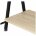 Стол на металлокаркасе BRABIX &quot;LOFT CD-004&quot;, 1200х535х1110 мм, 3 полки, цвет дуб натуральный, 641220 