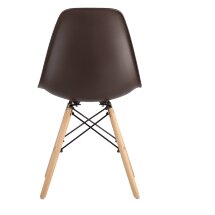 Стул Eames DSW коричневый x4