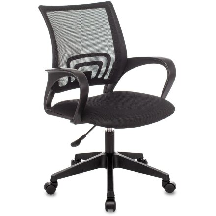 Кресло офисное TopChairs ST-Basic сетка/ткань черный 