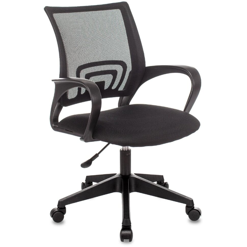 Кресло офисное TopChairs ST-Basic сетка/ткань черный Кресло офисное TopChairs ST-Basic сетка/ткань черный
