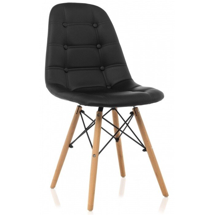Стул деревянный Kvadro 1 black / wood Стул деревянный Kvadro 1 black / wood