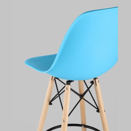 Стул Eames DSW барный бирюзовый 