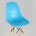 Стул Eames DSW барный бирюзовый 