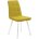 Стул DikLine 207 B16 YELLOW /ножки белые 