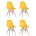 Стул Eames DSW желтый x4 