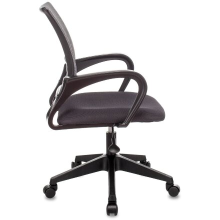 Кресло офисное TopChairs ST-Basic сетка/ткань серый 