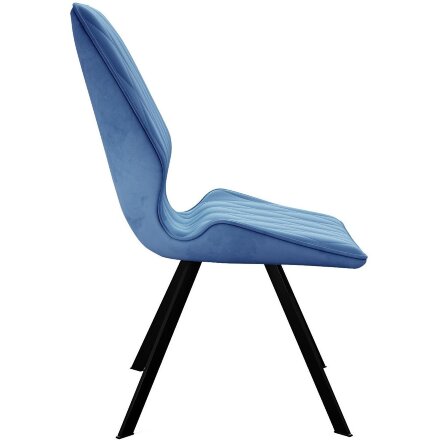 Стул DikLine 242M B8 BLUE, ножки черные 