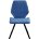 Стул DikLine 242M B8 BLUE, ножки черные 