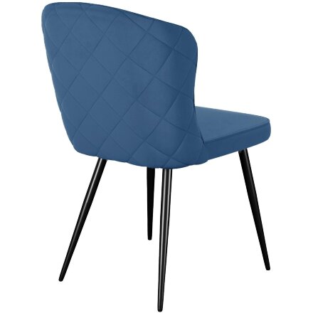 Стул DikLine 209 B8 BLUE, ножки черные 