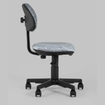 Компьютерное кресло Stool Group детское УМКА Cat&amp;Dogs серый обивка ткань крестовина пластик механизм регулировки высоты