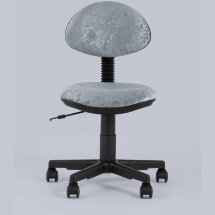 Компьютерное кресло Stool Group детское УМКА Cat&amp;Dogs серый обивка ткань крестовина пластик механизм регулировки высоты
