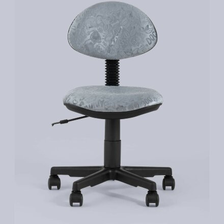 Компьютерное кресло Stool Group детское УМКА Cat&amp;Dogs серый обивка ткань крестовина пластик механизм регулировки высоты 