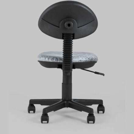 Компьютерное кресло Stool Group детское УМКА Cat&amp;Dogs серый обивка ткань крестовина пластик механизм регулировки высоты 