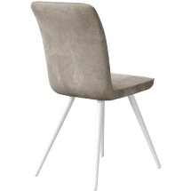 Стул DikLine 208 B03 BEIGE, ножки белые