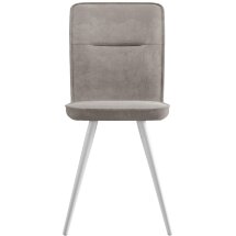 Стул DikLine 208 B03 BEIGE, ножки белые