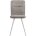Стул DikLine 208 B03 BEIGE, ножки белые 