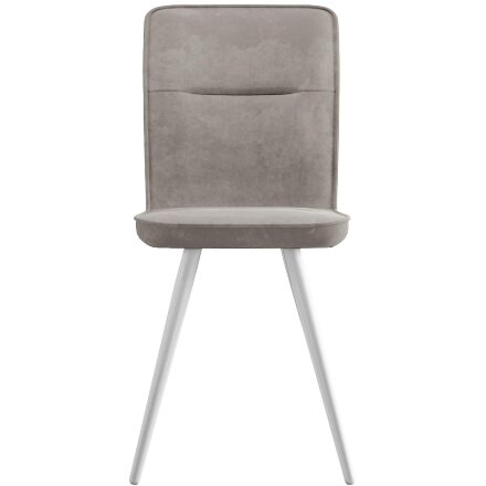 Стул DikLine 208 B03 BEIGE, ножки белые 