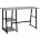 Стол на металлокаркасе BRABIX &quot;LOFT CD-006&quot;, 1200х500х730 мм, 2 полки, цвет дуб антик, 641225 