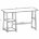 Стол на металлокаркасе BRABIX &quot;LOFT CD-006&quot;, 1200х500х730 мм, 2 полки, цвет дуб антик, 641225 