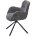 Стул KAROL 180 град. поворот. 3018-19 темно-серый, шенилл/ черный каркас, ®DISAUR 