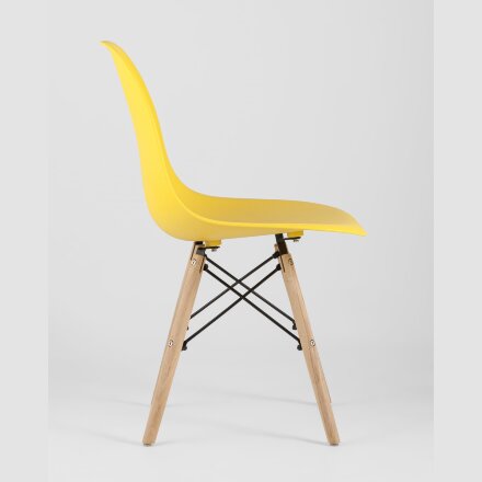 Стул Eames Style DSW желтый x4 (разборный каркас) 