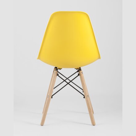 Стул Eames Style DSW желтый x4 (разборный каркас) 