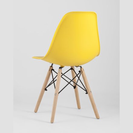 Стул Eames Style DSW желтый x4 (разборный каркас) 