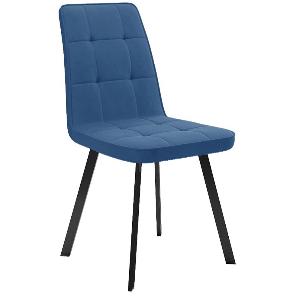 Стул DikLine 207 B8 BLUE /ножки черные Стул DikLine 207 B8 BLUE /ножки черные