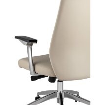 Компьютерное кресло TopChairs для руководителя TopChairs Armor офисное бежевое обивка экокожа крестовина металл