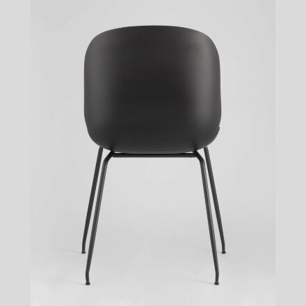 Стул Stool Group Beetle PU коричневый, металлический каркас, черные ножки 
