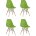 Стул Eames Style DSW зеленый x4 (разборный каркас) 