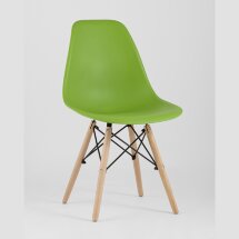 Стул Eames Style DSW зеленый x4 (разборный каркас)