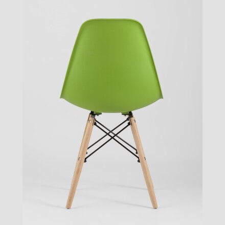 Стул Eames Style DSW зеленый x4 (разборный каркас) 