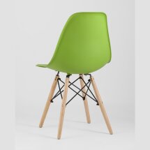 Стул Eames Style DSW зеленый x4 (разборный каркас)