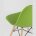 Стул Eames Style DSW зеленый x4 (разборный каркас) 