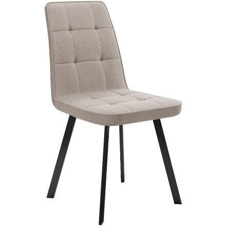 Стул DikLine 207 B03 BEIGE, ножки черные 