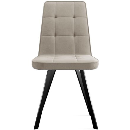 Стул DikLine 207 B03 BEIGE, ножки черные 