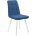 Стул DikLine 207 B8 BLUE /ножки белые 