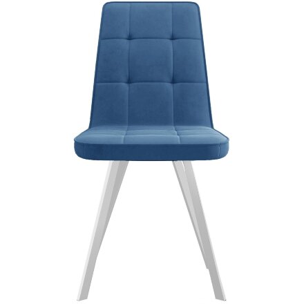 Стул DikLine 207 B8 BLUE /ножки белые 