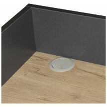 Стол на металлокаркасе BRABIX &quot;LOFT CD-007&quot;, 800х500х840 мм, органайзер, комбинированный, 641227