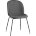 Стул Stool Group Beetle PU серый, металлический каркас, черные ножки 