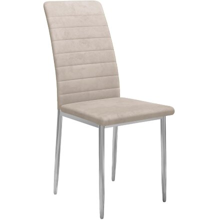 Стул DikLine ТЕКС каркас хром/ B03 BEIGE 