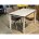 Стол DF511T matte white marble/white 1200(+500)*800   ЭКСКЛЮЗИВ (Образец из салона) 