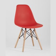 Стул Eames Style DSW красный x4 (разборный каркас)