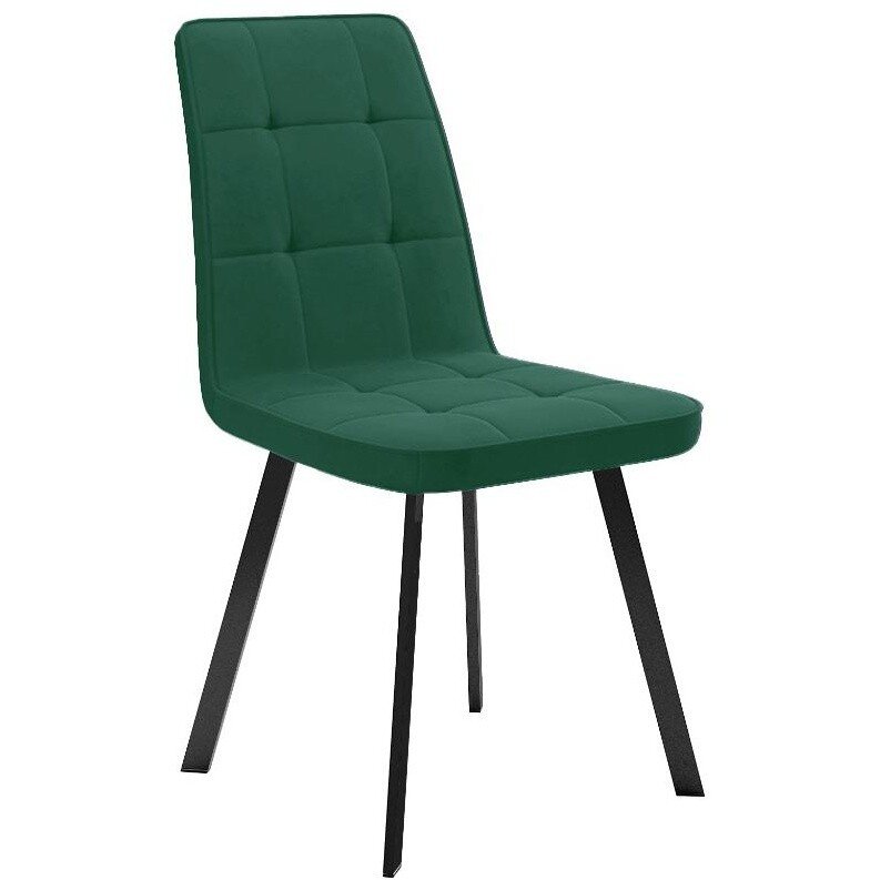 Стул DikLine 207 В10 GREEN, ножки черные Стул DikLine 207 В10 GREEN, ножки черные
