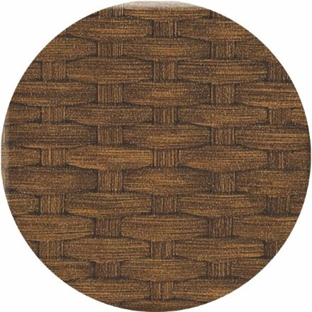 Круглая столешница Werzalit (80 см) 495 темный ротанг цвет 