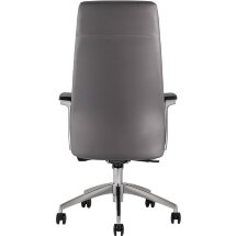 Компьютерное кресло TopChairs для руководителя TopChairs Armor офисное серое обивка экокожа крестовина металл