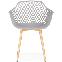 Пластиковый стул Rikon gray / wood