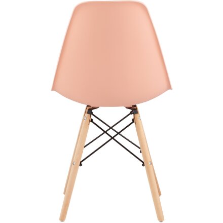 Стул Eames Style DSW персиковый (разборный каркас) 